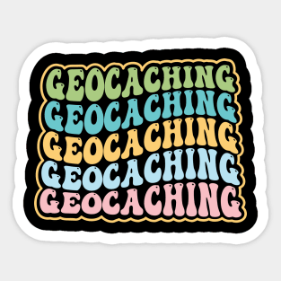 Geocaching Retro Vintage Sticker